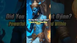 Did You Know About Djinn? Powerful Spirits Trapped Within Objects #shorts #djin #genie