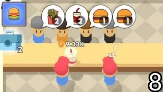 Eatventure Game - Fast Food Restaurant - Ep.8🍔🌭🧋🧃🔥