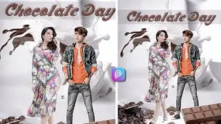 Chocolate Day || Picsart Chocolate Day Spacial Editing || Picsart Valentine's Week Photo Editing