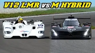Oldschool vs Newschool | BMW V12 LMR vs BMW M Hybrid LMH | Sound comparison