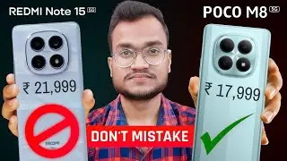 POCO M8 5G vs Redmi Note 15 | POCO M8 5G Price In India, Buy or Not, Processor, Camera, Display