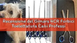 Recensione del Gimars 4CR Forbici Toelettatura Cani Professionali 6 In 1 Forbici Per Cani In Acciaio