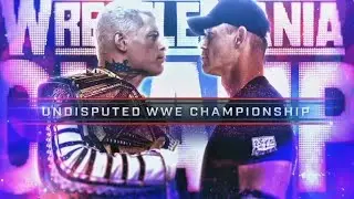 Cody Rhodes vs John Cena Wrestlemania 41 Undisputed Championship Match Hype Promo Video