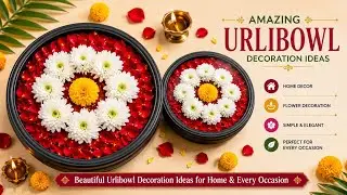 Urlibowl Decoration ideas l Home decor l Friday Pooja room Decoration ideas l Home decor, decoration