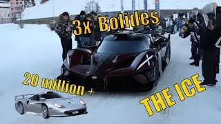 Most EXPENSIVE hypercars SLIDING on ICE!!