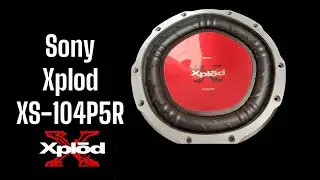 Review subwoofer Sony Xplod old school XS-L104P5R ¡Suena genial! 🔊🔊✅️