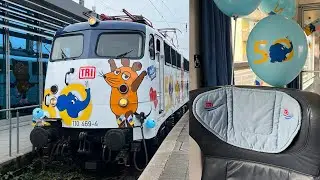 Vorstellung der neuen 110 469 von TRI „50 Jahre Sendung mit der Maus“