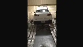 GT3076R Evo X hitting 581 HP + back fire (RD Engineering Built)