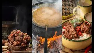 VIRAL  - Rendang masak Kayu Api - Rendang Tok Yeop , Bila makan rasa mcm Hari Raya. 😂