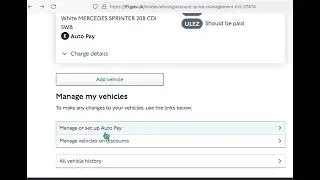 ADDING A SECOND VEHICLE TO TFL ULEZ AUTO PAY ACCOUNT  - BEWARE OF EXTRA STEP TO AVOID FINES!