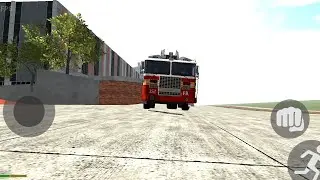 Fire brigade car testing indian bikes driving 3D