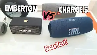JBL Charge 5 vs. Marshall Emberton-Same Price Range | Bass Sound Test