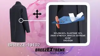 SILKYTEX BREEZE-10102 : Waterproof & Breathable nylon stretch fabric for Jackets