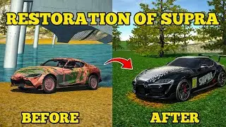 Restoration Of Abandoned Toyota Supra MK5 | Car Simulator 2 | New Update 