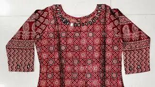  Ajrakh Kurti 🌸 Ajrakh Stole AjrakhKurti #AjrakhStole #ThreadBlouse #DesignerKurti #EthnicStyle 