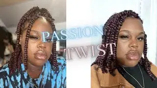 Passion Twist Tutorial (rubber band method)