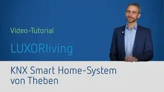 KNX Smart Home System LUXORliving: Bewegungsmelder BI180 und DALI Broadcast-Aktor D4 DALI