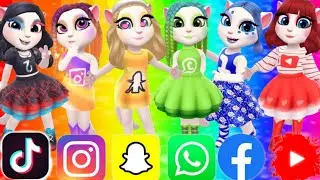 My talking Angela 2 Social Media Yutube SnapChat Watsap Viber Cosplay Makeover