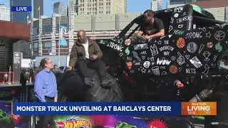 Basketball leagues partnership brings mega-sized hot wheels to Barclays Center