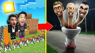 ماين كرافت : تحدي بناء بيت أمن ضد هجوم حمام شتبي دوب يس مع عبده ماندو !!|The Most Secure House 😱🔥