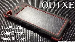 OUTXE 16,000 mAh Solar Battery Bank Gear Review