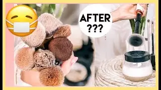 Does it really work? [spinning makeup brush cleaner]