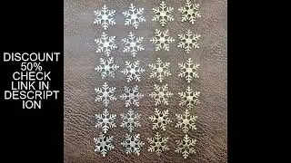 (200pcs/pack) 30mm Christmas Fake Snowflakes Confetti Artificial Snow Xmas Tree For Home Party Weddi