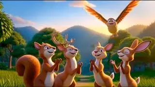 नन्ही चिड़िया की हिम्मत #viral a#cartoon #viralvideos #junglestory #kidsstory #kids 