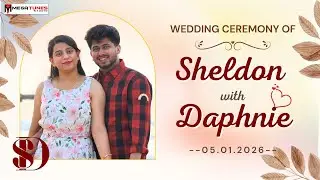 🔴🅻🅸🆅🅴 | Wedding Ceremony of Sheldon Dsouza with Daphnie Dsouza | Jan 05, 2026
