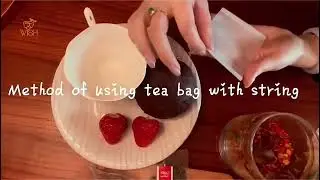 Coffee filter paper and empty tea bag sealing method