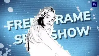 Creative Freeze Frame Style Slideshow Premier Pro Template