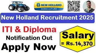 New Holland recruitment 2025|| #how to apply apprenticeship form#hari91 #salary 15000rspm#