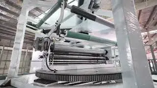 The CX-1600 Single-layers LDPE film blowing machine,output of up to 150kg/h