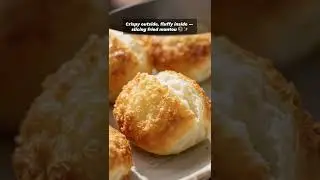 Cutting a Fried Mantou 🍩✨ | Crispy Shell & Fluffy Core ASMR