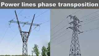 Power lines phase transposition. (184)