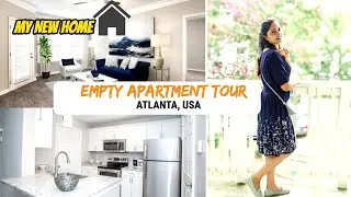 Empty Apartment Tour Atlanta USA || 1 BR Apartment Atlanta ||