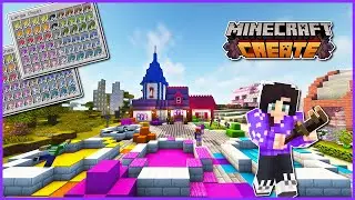 Factory for&nbsp;ALL&nbsp;the&nbsp;COLOURS&nbsp;in Minecraft&nbsp;Using Create&nbsp;Mod