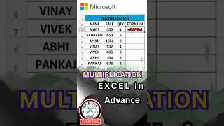 Stop Calculating Manually! Excel Multiplication Hack #digitalexcelexpert