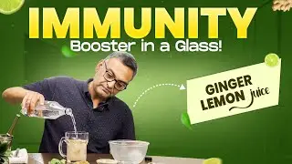 Healthy Ginger Lemon Juice | Ginger Juice | Immunity Booster Drinks | Challus Kitchen Stories
