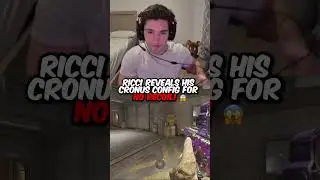 Ricci Reveals His Cronus Config For No Recoil! 😱