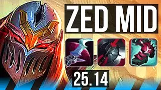 ZED vs MALPHITE (MID) | Legendary | KR Diamond | 25.14