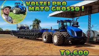 NEW HOLLAND T9.600 PLM 0KM NO MATO GROSSO 🤩💙/ VOLTEI PRO MATO GROSSO !!!