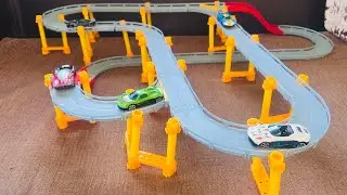15 minutes satisfying of unboxing DIY rail transit parent activity | DIY | parent child activity