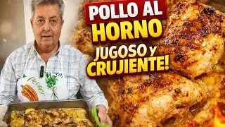 EL MEJOR POLLO AL HORNO 🍗 Jugoso por Dentro y Crujiente por Fuera | Receta Fácil