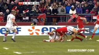 Doug Howlett's big tackle on Schalk Brits
