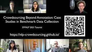 Teaser: EMNLP T1: Crowdsourcing Beyond Annotation: Case Studies in Benchmark Data Collection