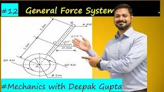 Solving General Force Systems problem 12 | Mechanics Tutorial With Prof. Deepak Gupta