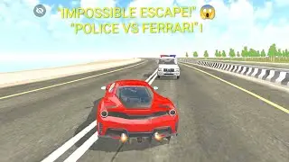 POLICE VS FERRARI! 🚔💨 The Most Intense High-Speed Chase in Indian Thief Auto! 🇮🇳🔥