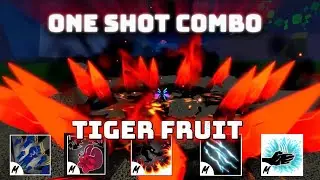 TIGER FRUIT ЛУЧШЕЕ КОМБО ОДИНОЧНОГО УДАРА В КАЖДОМ БЛИЖНЕМ БОЮ | blox fruits