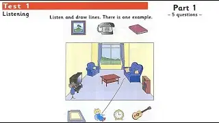Cambridge Starters 3 - Listening Test 1 (with Answers)